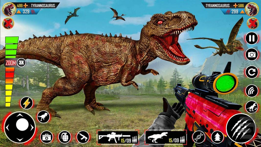 شکارچی دایناسور | بازی تفنگی جدید - Gameplay image of android game