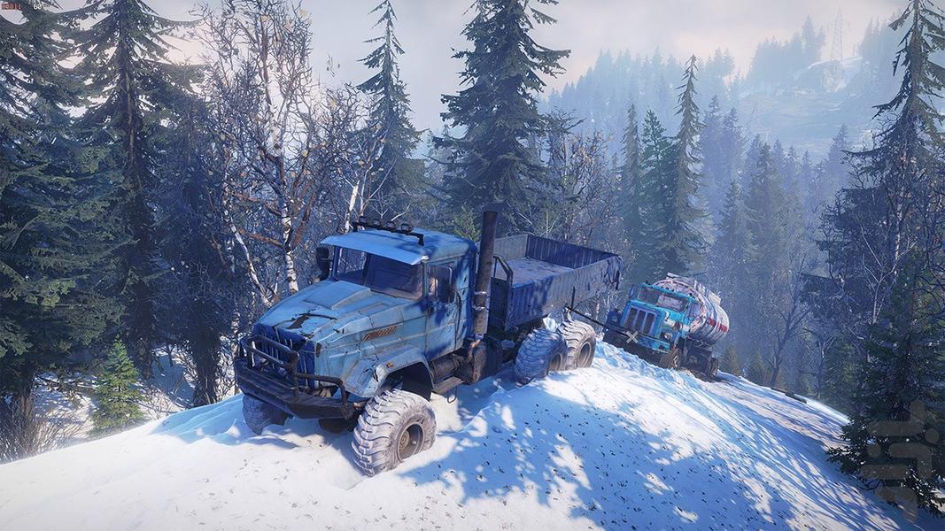 ماشین سنگین در برف | بازی جدید - عکس بازی موبایلی اندروید