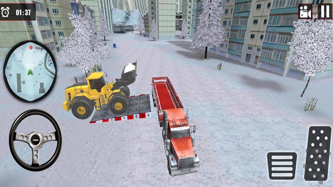 ماشین سنگین در برف | بازی جدید - عکس بازی موبایلی اندروید