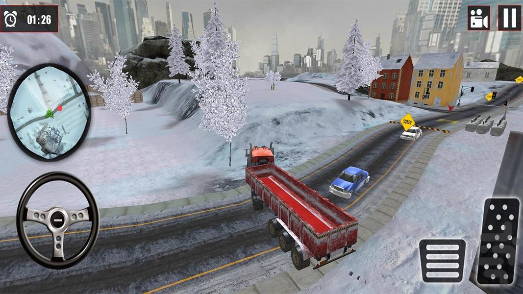 ماشین سنگین در برف | بازی جدید - عکس بازی موبایلی اندروید
