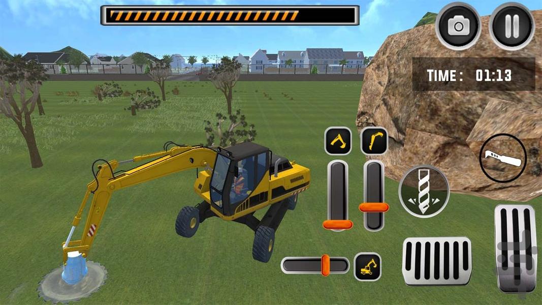 ساخت استادیوم | بازی ماشین سنگین - عکس بازی موبایلی اندروید