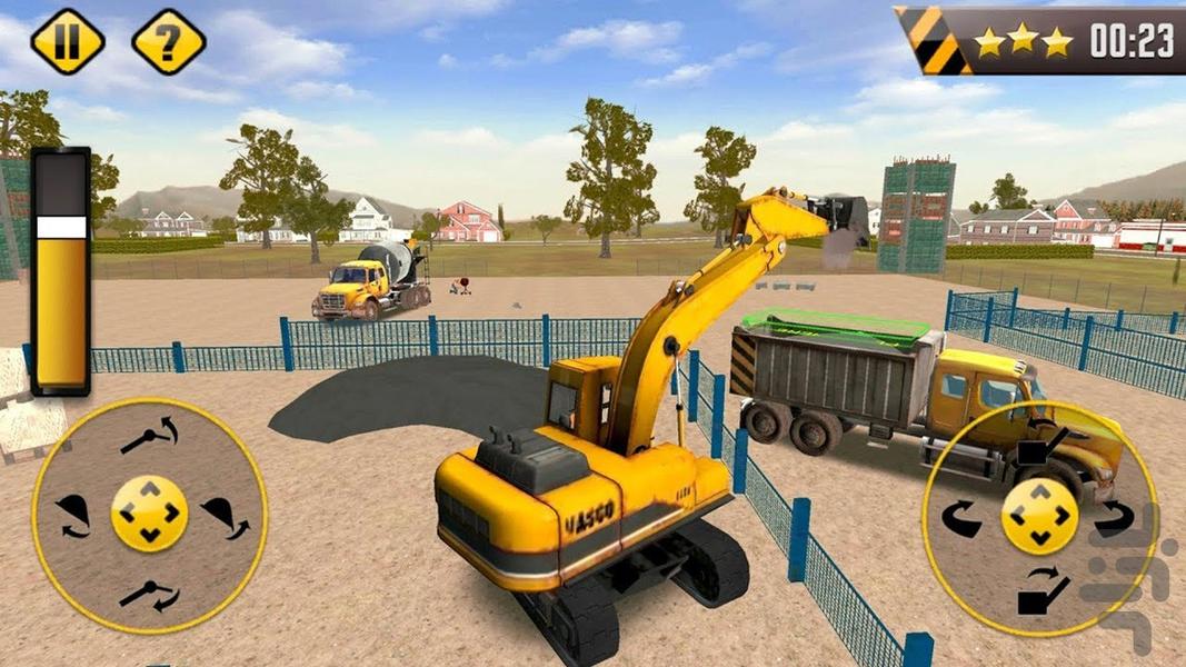 ساخت استادیوم | بازی ماشین سنگین - عکس بازی موبایلی اندروید