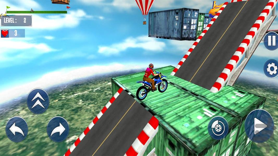 موتور بازی موتور کراس - Gameplay image of android game