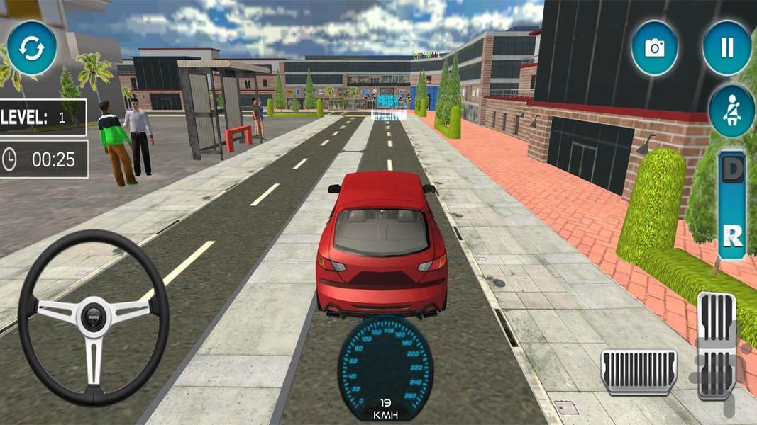 بازی آموزش رانندگی | بازی ماشین - Gameplay image of android game