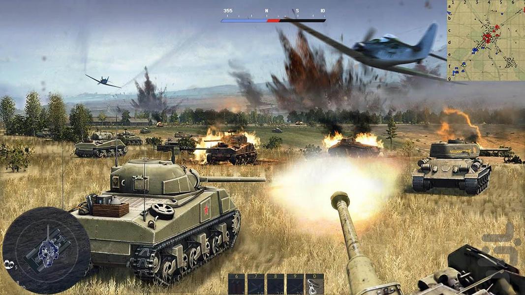 بازی تانک جنگی | بازی جدید - عکس بازی موبایلی اندروید