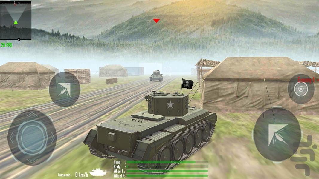 بازی تانک جنگی | بازی جدید - Gameplay image of android game