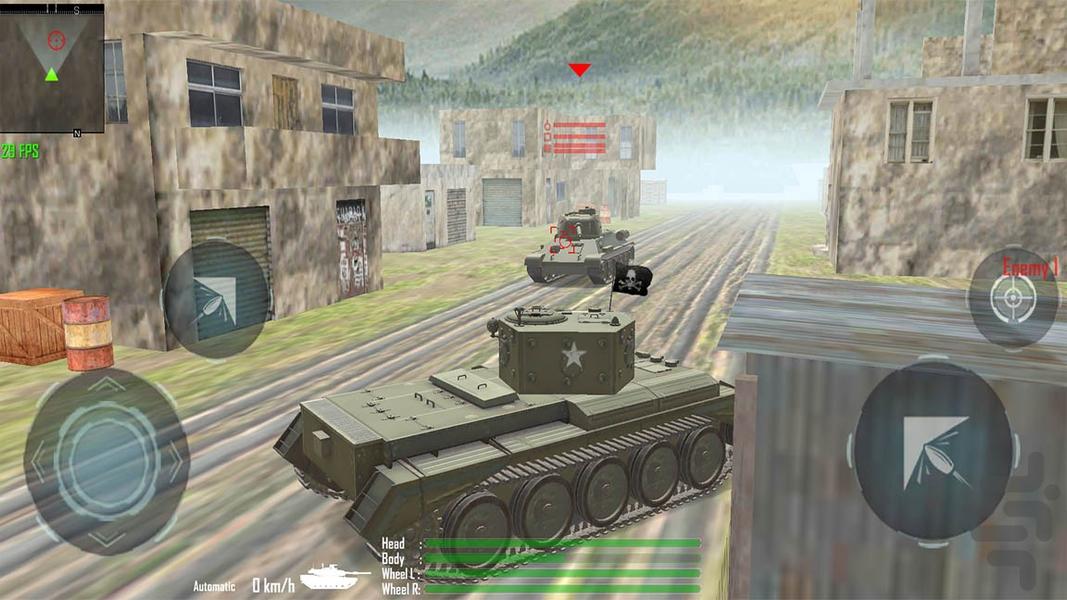 بازی تانک جنگی | بازی جدید - Gameplay image of android game