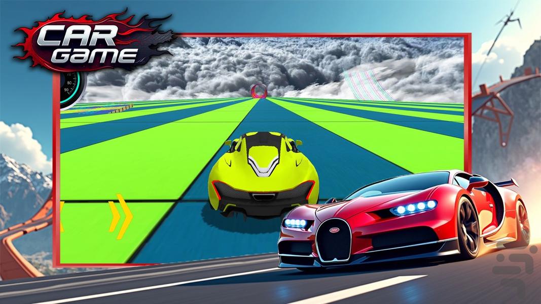 بازی ماشینی مسابقه - Gameplay image of android game