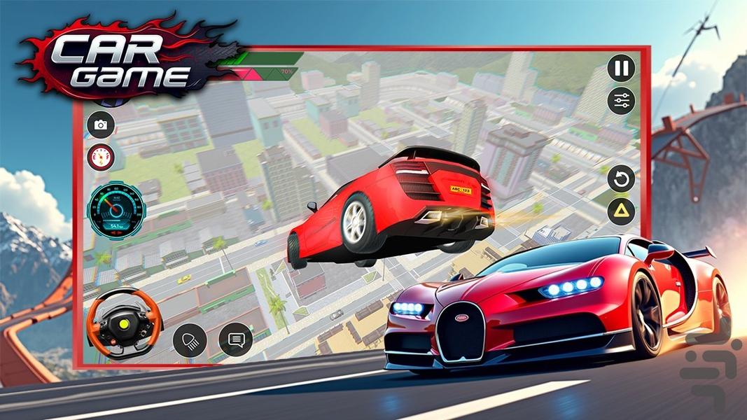 بازی ماشینی مسابقه - Gameplay image of android game
