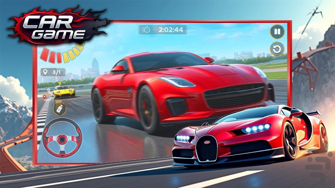 بازی ماشینی مسابقه - Gameplay image of android game
