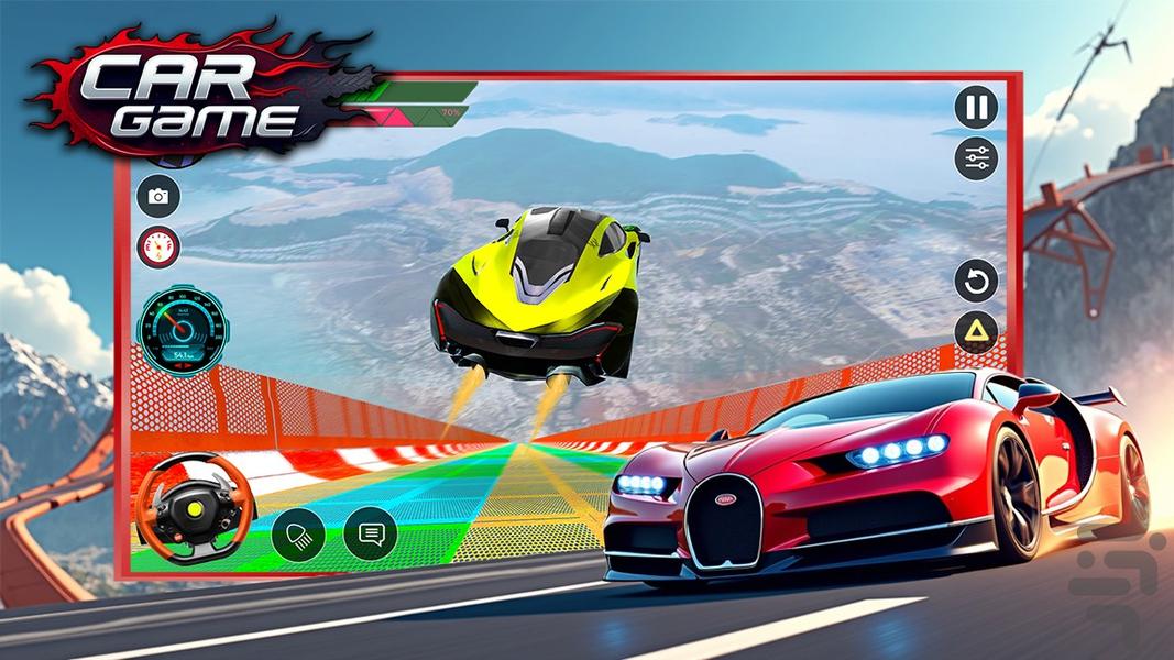 بازی ماشینی مسابقه - Gameplay image of android game