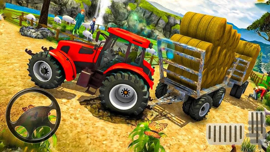بازی جدید تراکتور سواری در مزرعه - عکس بازی موبایلی اندروید