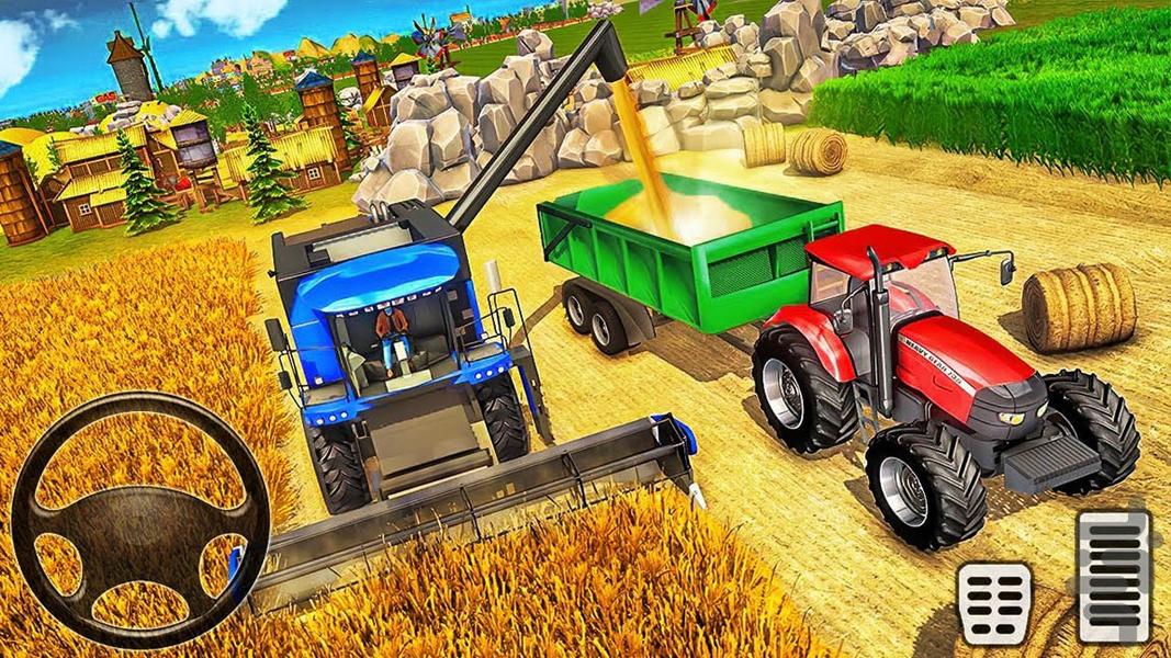 بازی جدید تراکتور سواری در مزرعه - عکس بازی موبایلی اندروید
