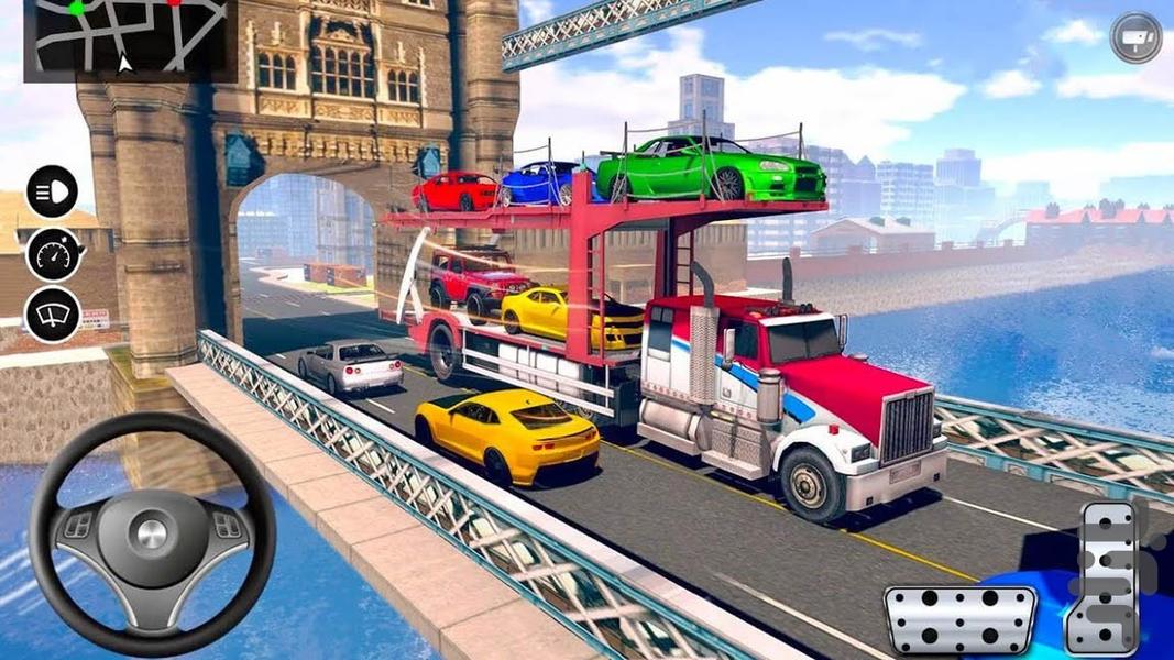 بازی ترانزیت ماشین و موتور - Gameplay image of android game