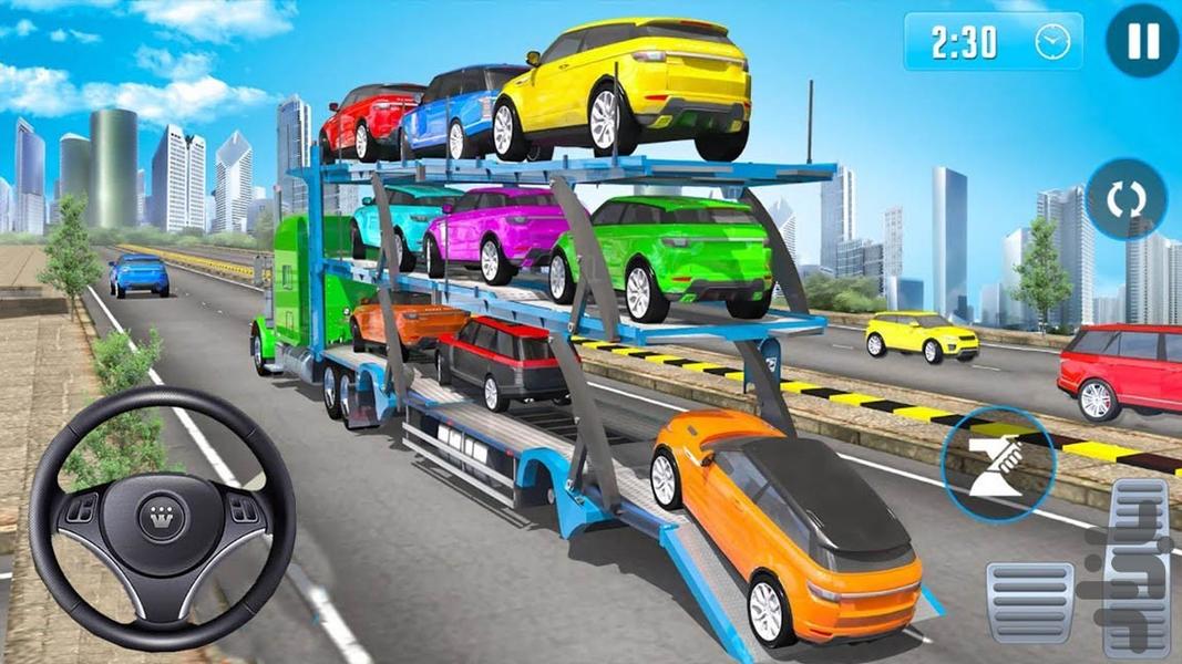 بازی ترانزیت ماشین و موتور - Gameplay image of android game