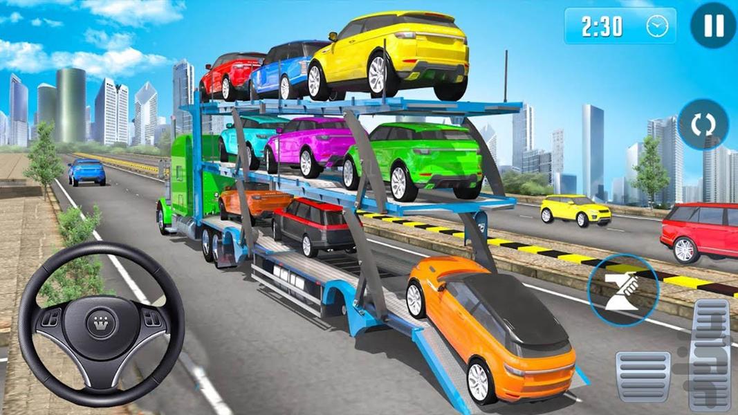 بازی ترانزیت ماشین و موتور - عکس بازی موبایلی اندروید