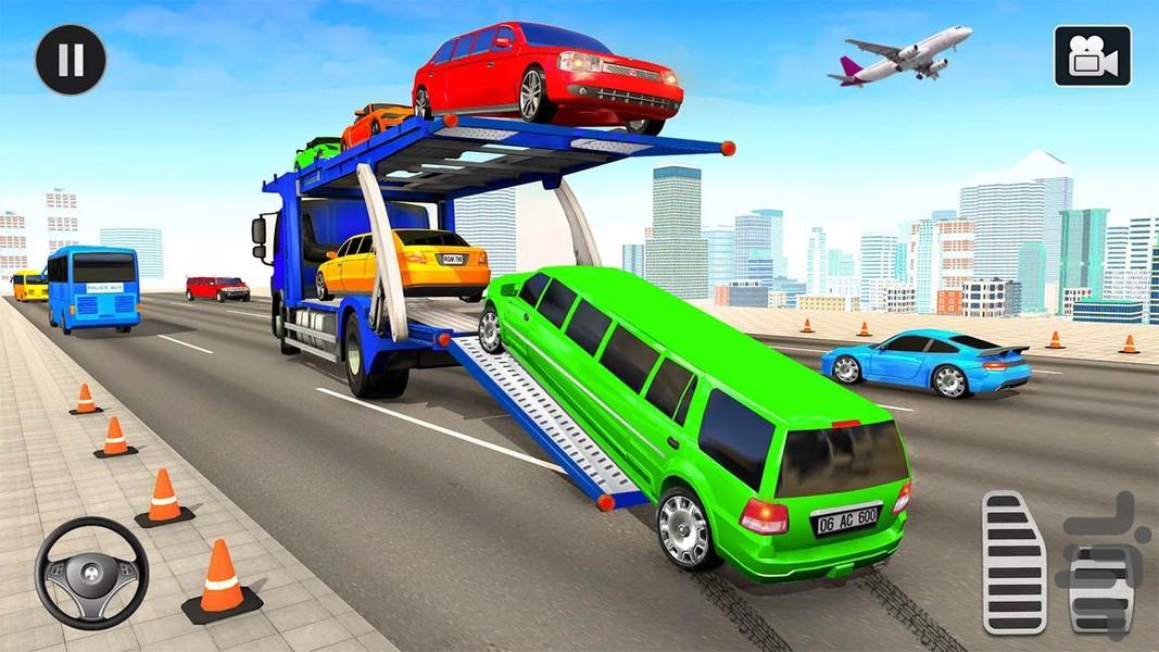 بازی ترانزیت ماشین و موتور - Gameplay image of android game