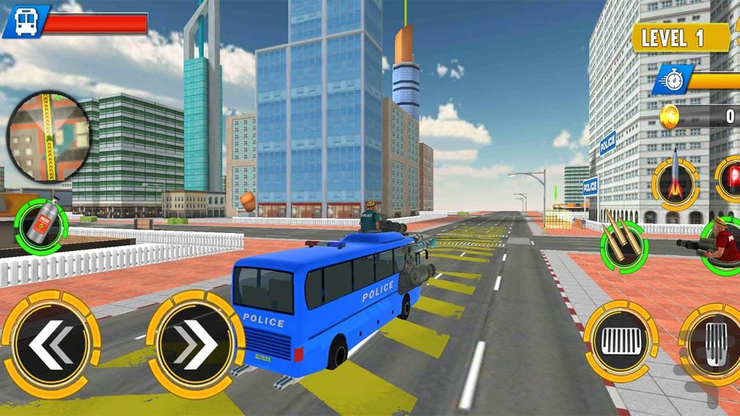 بازی ماشین پلیس جدید | حمل زندانیان - Gameplay image of android game