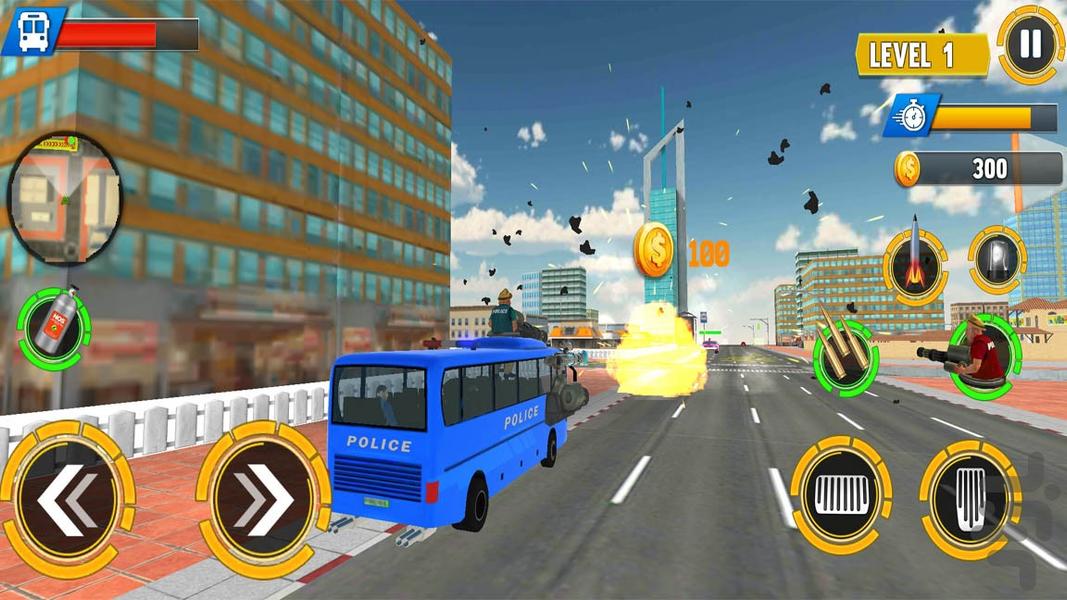 بازی ماشین پلیس جدید | حمل زندانیان - Gameplay image of android game