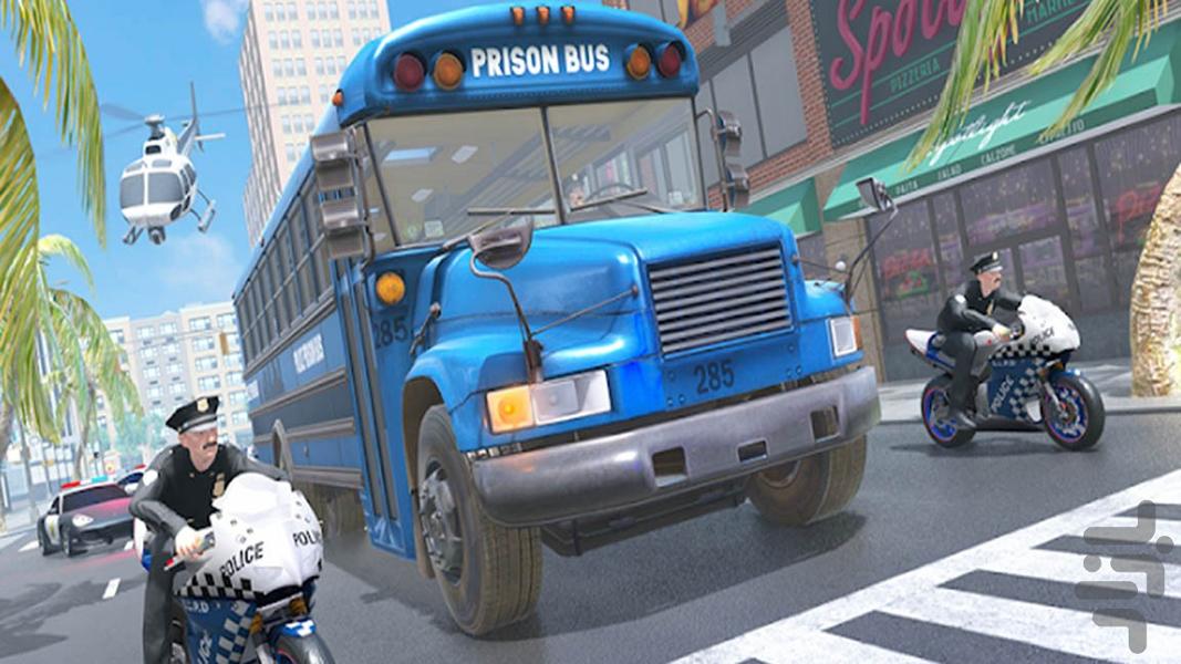 بازی ماشین پلیس جدید | حمل زندانیان - Gameplay image of android game