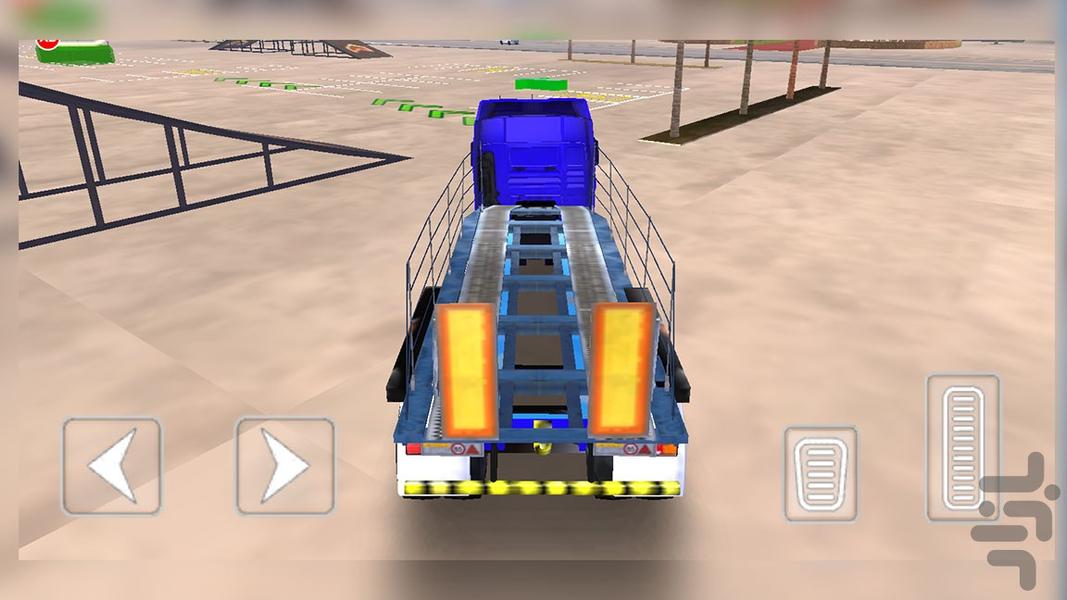 بازی کامیون حمل ماشین - Gameplay image of android game