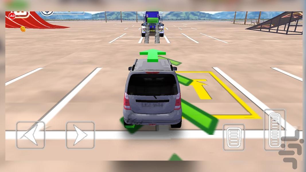 بازی کامیون حمل ماشین - Gameplay image of android game