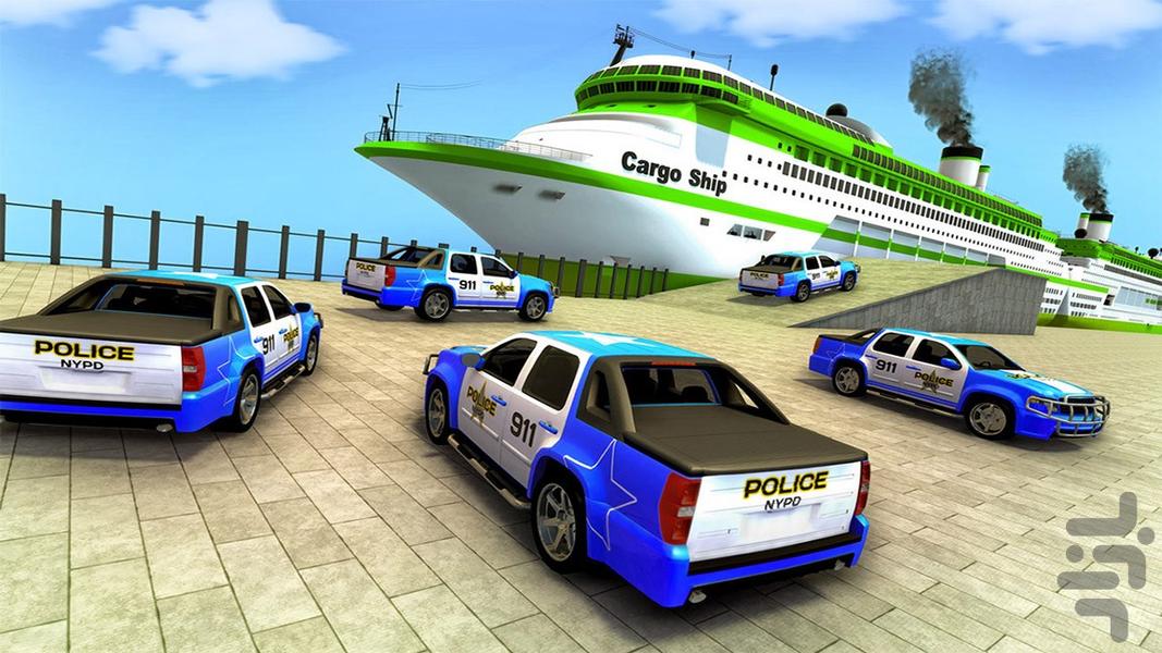 حمل ماشین پلیس | پلیس بازی جدید - Gameplay image of android game