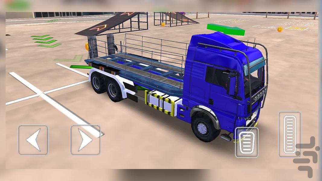 بازی کامیون حمل ماشین - Gameplay image of android game