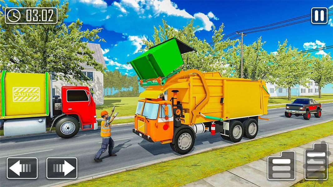 کامیون آشغالی | کامیون بازی جدید - Gameplay image of android game
