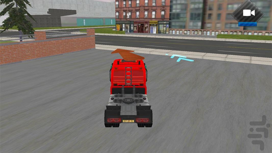 بازی پرواز با کامیون - Gameplay image of android game