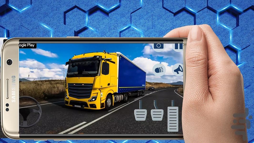 بازی پرواز با کامیون - Gameplay image of android game