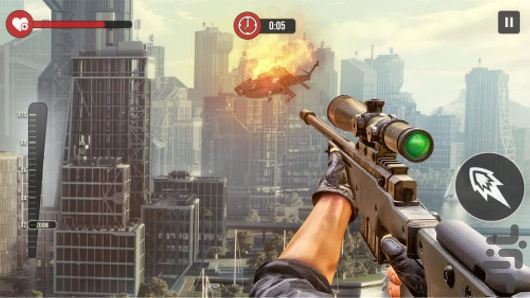 اسنایپر حرفه ای | تفنگ بازی - Gameplay image of android game