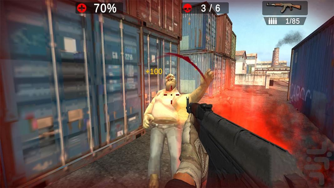 بازی اکشن | زامبی مردگان قاتل - Gameplay image of android game