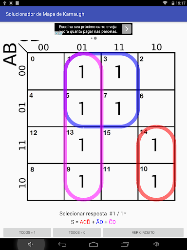 Karnaugh Kmap Solver - عکس برنامه موبایلی اندروید