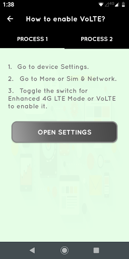 VoLTE Check: ۴G/۵G LTE & IMS - عکس برنامه موبایلی اندروید