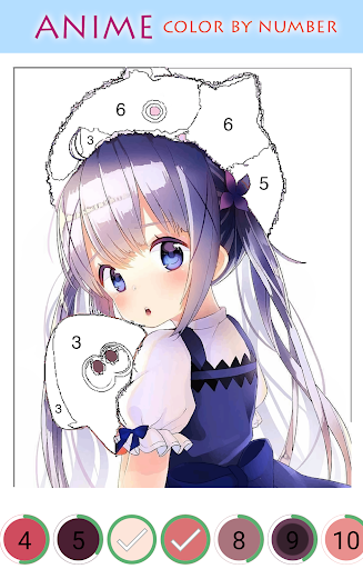 kawaii Anime - Color by Number - Apps on Google Play