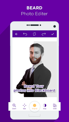 Beard Photo Editor - Image screenshot of android app