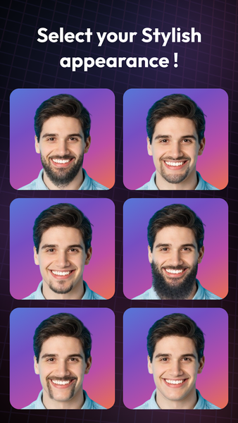 AI Beard Photo Booth & Editor - Image screenshot of android app