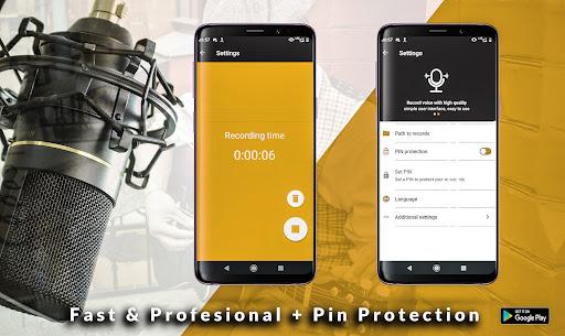 Voice Memo: Microphone App - عکس برنامه موبایلی اندروید