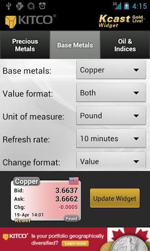 Gold Live! Widget - Gold Price, Silver Price - عکس برنامه موبایلی اندروید