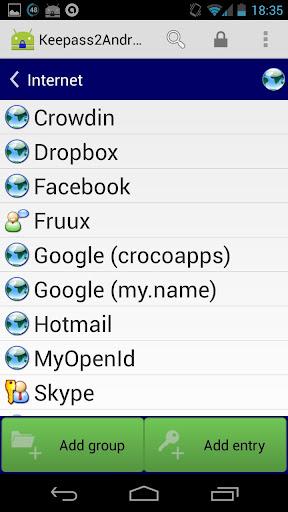 Keepass2Android Offline - Image screenshot of android app