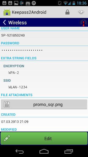 Keepass2Android Offline - Image screenshot of android app