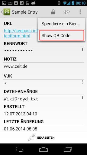QR Plug-in for KP۲A - عکس برنامه موبایلی اندروید