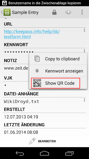 QR Plug-in for KP۲A - عکس برنامه موبایلی اندروید
