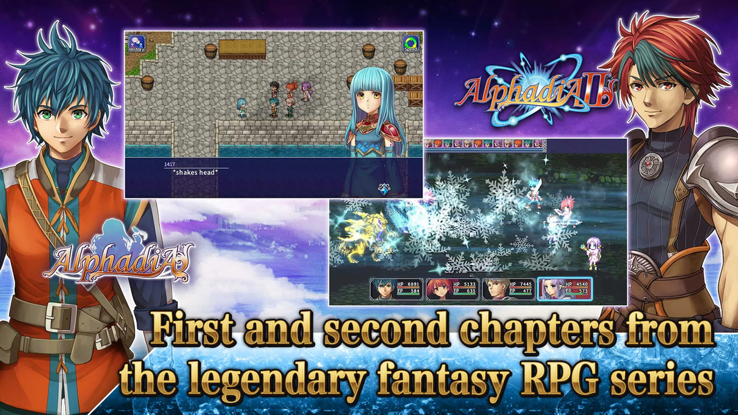 RPG Alphadia I & II - Gameplay image of android game