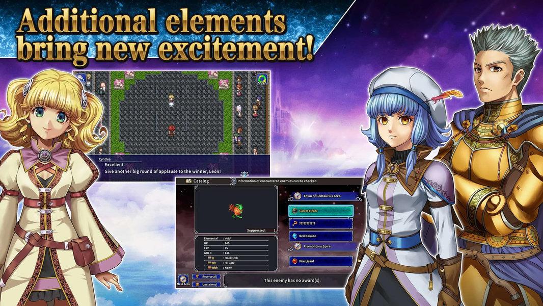 RPG Alphadia I & II - Gameplay image of android game