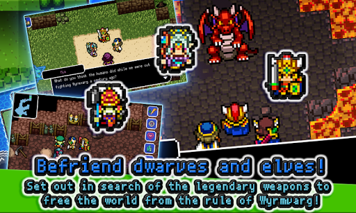RPG Dragon Sinker - Gameplay image of android game