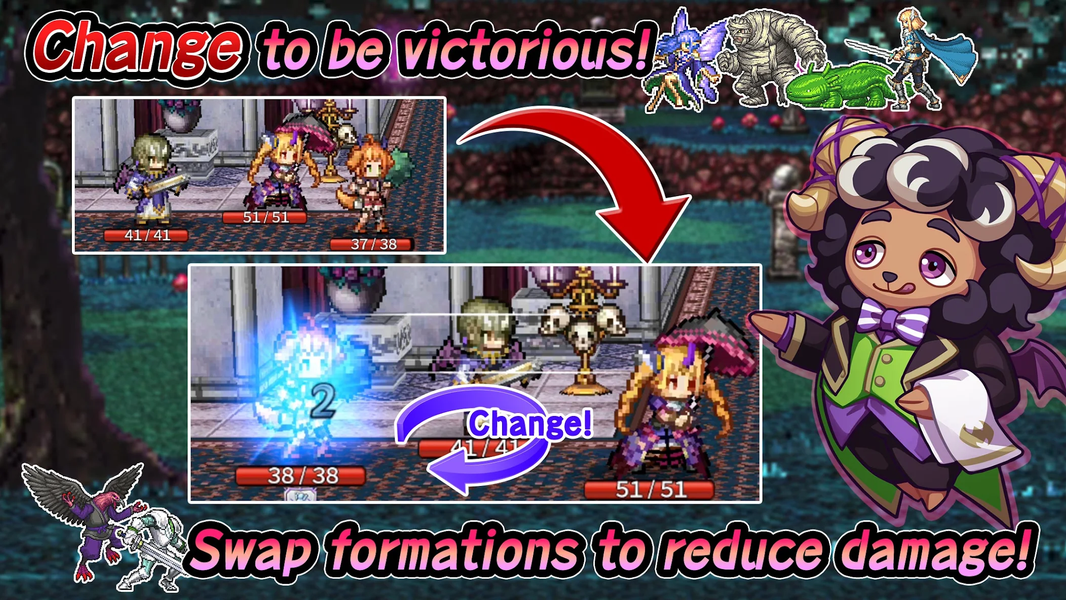 RPG Overrogue - Gameplay image of android game