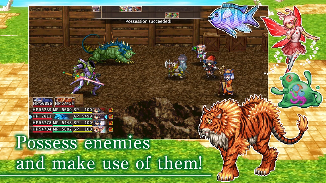 RPG Ghost Sync - Gameplay image of android game