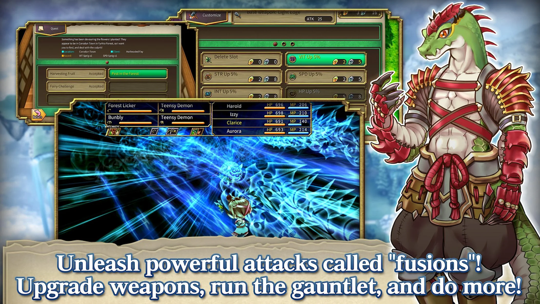 RPG Sephirothic Stories-Trial - Gameplay image of android game